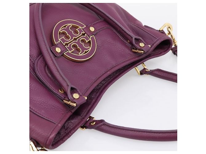 Borsa TORY BURCH in pelle 2way Viola Tono Oro Auth 203348A Porpora - vista 6