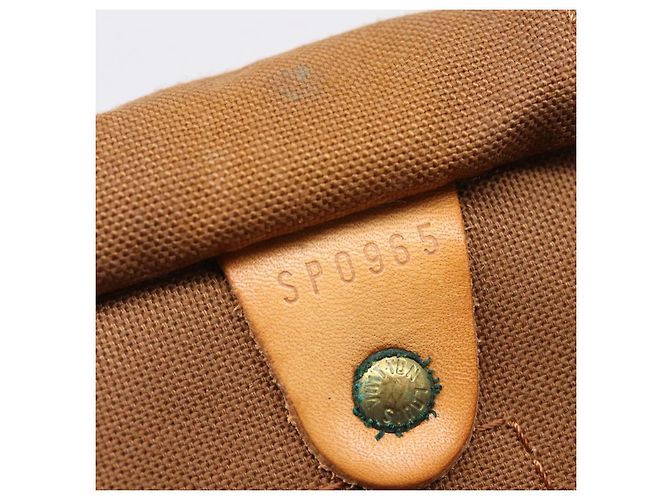Borsa a mano LOUIS VUITTON Monogram Speedy 35 M41524 LV Auth 201426 Monogramma - vista 12