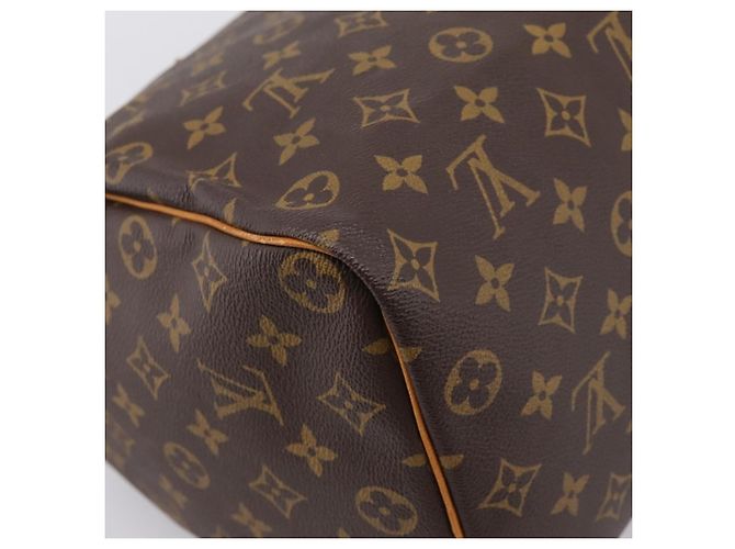 Borsa a mano LOUIS VUITTON Monogram Speedy 35 M41524 LV Auth 201426 Monogramma - vista 16
