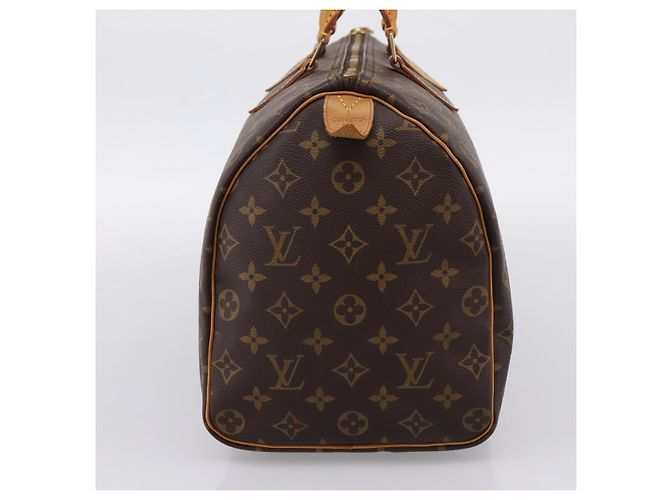 Borsa a mano LOUIS VUITTON Monogram Speedy 35 M41524 LV Auth 201426 Monogramma - vista 3
