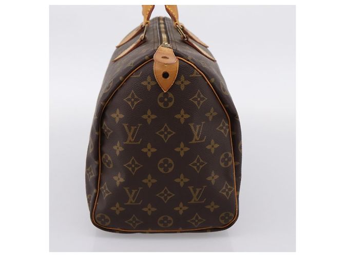 Borsa a mano LOUIS VUITTON Monogram Speedy 35 M41524 LV Auth 201426 Monogramma - vista 4