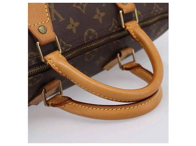 Borsa a mano LOUIS VUITTON Monogram Speedy 35 M41524 LV Auth 201426 Monogramma - vista 7