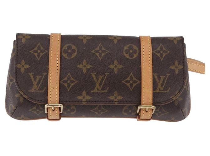 LOUIS VUITTON Monogram Pochette Marrell Waist bag M51159 LV Auth 203156V Monogramma - vista 13