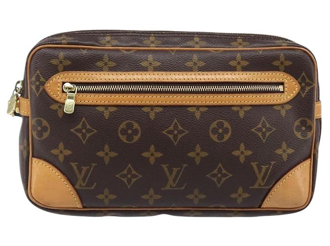 LOUIS VUITTON Monogram Marly Dragonne GM Clutch Bag M51825 LV Auth 201204A Monogramma - vista 13