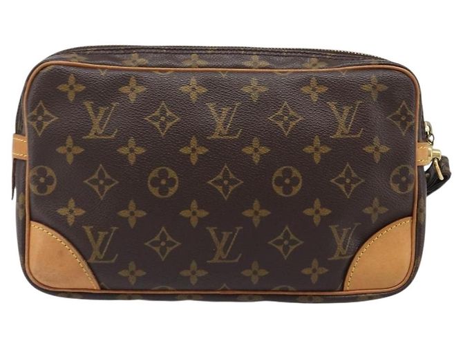LOUIS VUITTON Monogram Marly Dragonne GM Clutch Bag M51825 LV Auth 201204A Monogramma - vista 2