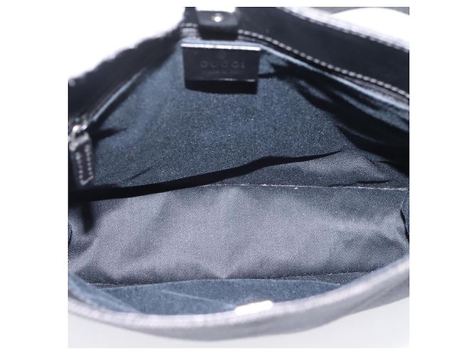 Borsa a tracolla GUCCI GG Canvas Nera 91762 Auth mr2911 Nero - vista 10