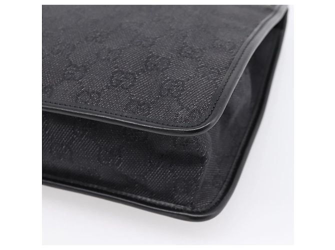 Borsa a tracolla GUCCI GG Canvas Nera 91762 Auth mr2911 Nero - vista 15