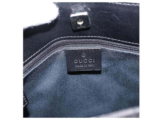 Borsa a tracolla GUCCI GG Canvas Nera 91762 Auth mr2911 Nero - vista 18