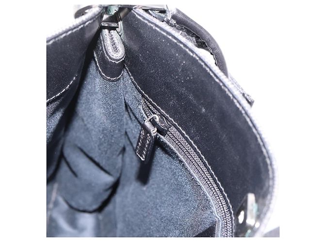 Borsa a tracolla GUCCI GG Canvas Nera 91762 Auth mr2911 Nero - vista 21