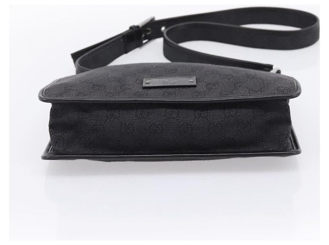Borsa a tracolla GUCCI GG Canvas Nera 91762 Auth mr2911 Nero - vista 5