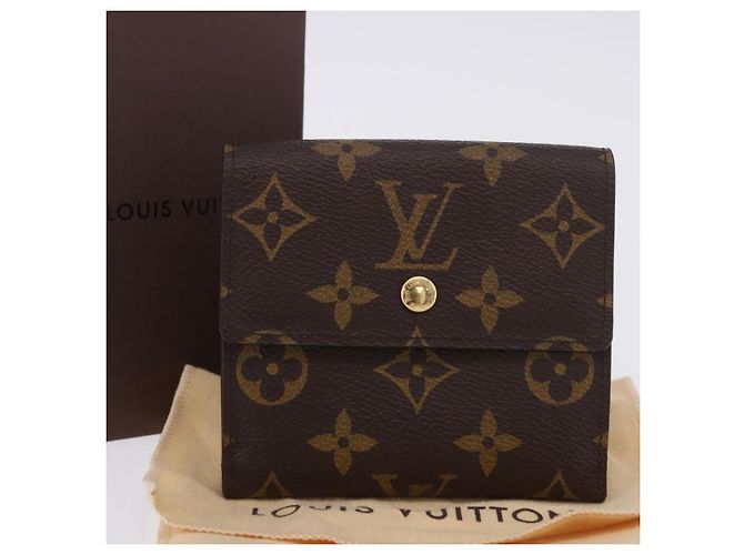 LOUIS VUITTON Monogram Portefeuille Elise Trifold Wallet M61654 LV Auth am12590V Monograma - Ansicht 12