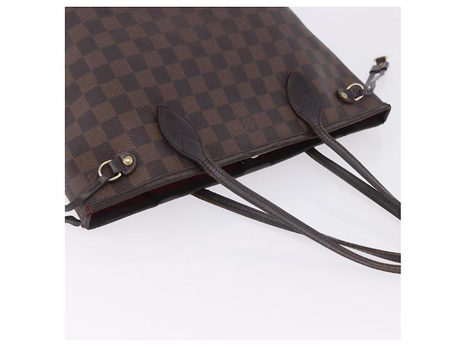 Borsa Tote LOUIS VUITTON Damier Ebene Neverfull PM N51109 LV Auth 203282 - vista 16