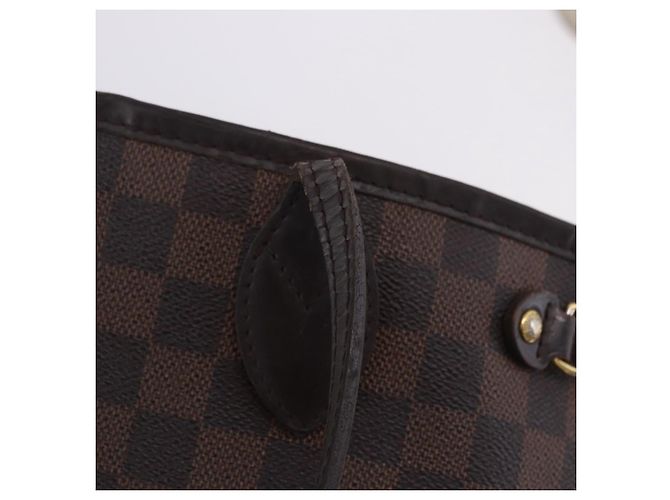 Borsa Tote LOUIS VUITTON Damier Ebene Neverfull PM N51109 LV Auth 203282 - vista 18