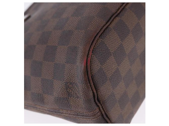 Borsa Tote LOUIS VUITTON Damier Ebene Neverfull PM N51109 LV Auth 203282 - vista 19