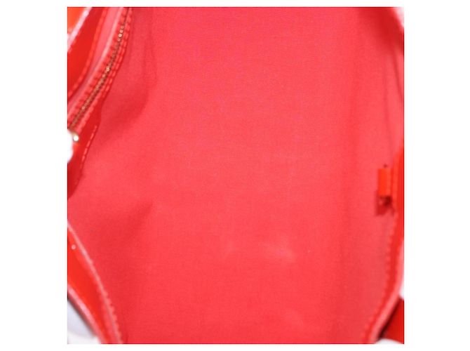 Borsa LOUIS VUITTON Vernis Bluebird Wilshire PM Bag Orenge Sunset M93644 Auth 197286 - vista 11