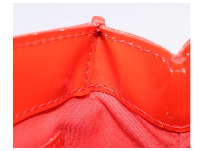 Borsa LOUIS VUITTON Vernis Bluebird Wilshire PM Bag Orenge Sunset M93644 Auth 197286 - vista 12