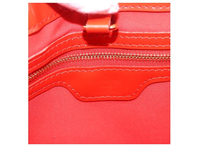 Borsa LOUIS VUITTON Vernis Bluebird Wilshire PM Bag Orenge Sunset M93644 Auth 197286 - vista 19