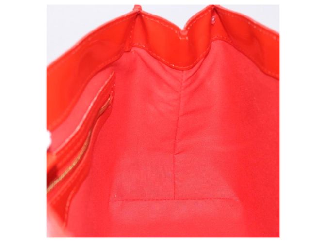 Borsa LOUIS VUITTON Vernis Bluebird Wilshire PM Bag Orenge Sunset M93644 Auth 197286 - vista 20