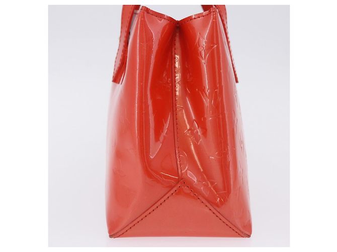Borsa LOUIS VUITTON Vernis Bluebird Wilshire PM Bag Orenge Sunset M93644 Auth 197286 - vista 3