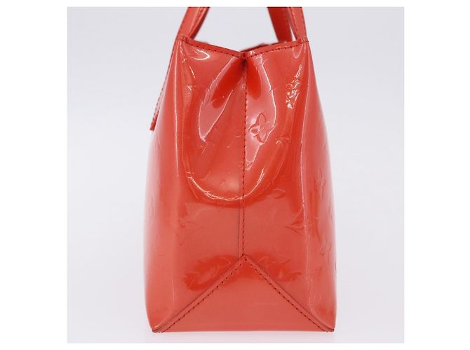 Borsa LOUIS VUITTON Vernis Bluebird Wilshire PM Bag Orenge Sunset M93644 Auth 197286 - vista 4
