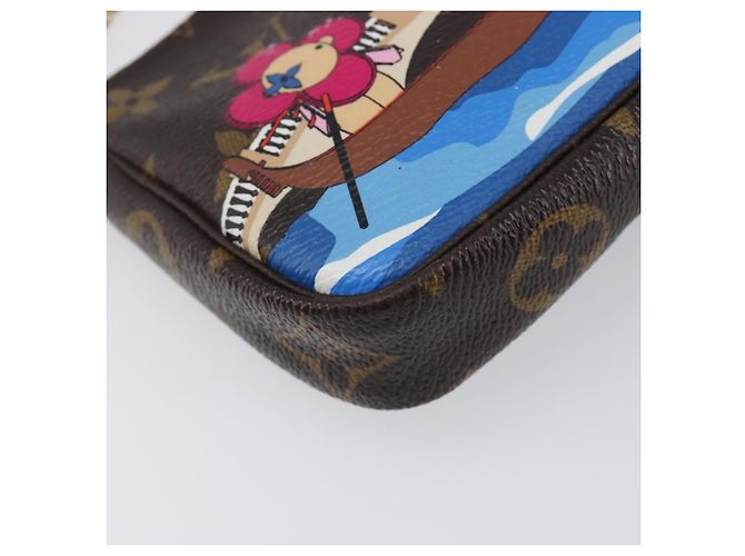 LOUIS VUITTON Monogram Vivienne Mini Pochette Accessoires M68489 LV Auth 200569A Monograma - vista 15