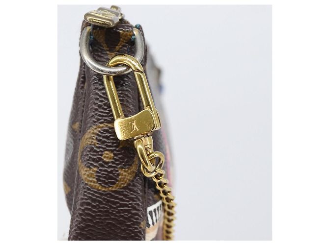 LOUIS VUITTON Monogram Vivienne Mini Pochette Accessoires M68489 LV Auth 200569A Monograma - vista 19