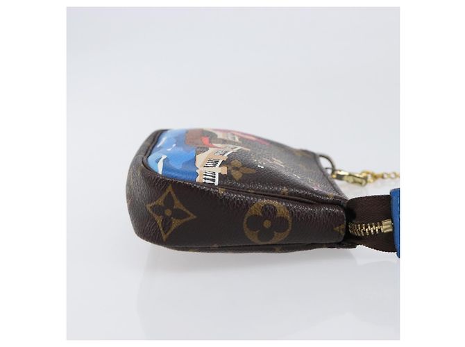 LOUIS VUITTON Monogram Vivienne Mini Pochette Accessoires M68489 LV Auth 200569A Monograma - vista 3