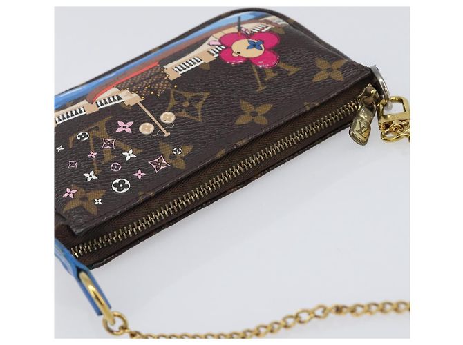 LOUIS VUITTON Monogram Vivienne Mini Pochette Accessoires M68489 LV Auth 200569A Monograma - vista 6