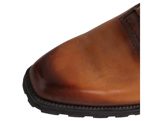 Scarpe stringate Berluti in pelle camel Cammello - vista 5
