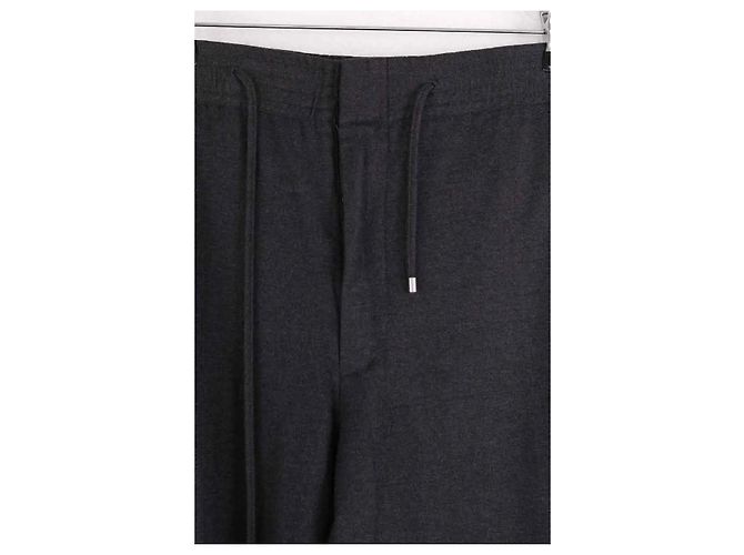 Hermès Hose aus Wolle Anthrazit Anthrazitgrau - Ansicht 2