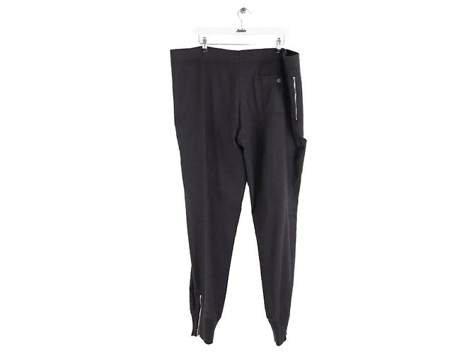 Hermès Hose aus Wolle Anthrazit Anthrazitgrau - Ansicht 3