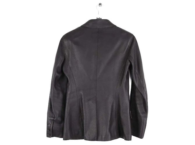 Hermès Brown Leather Jacket - view 3