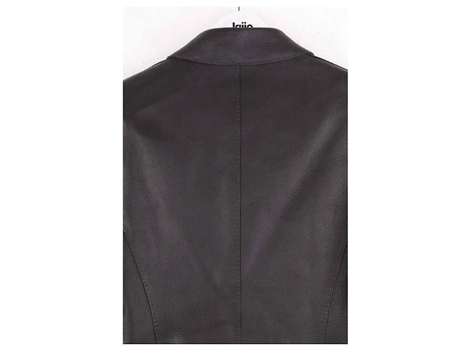 Hermès Brown Leather Jacket - view 4
