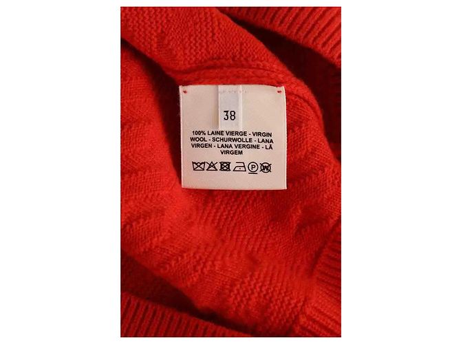 Camisola Hermès de lã laranja - vista 6