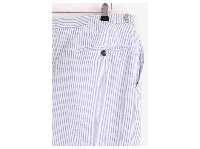 Kiton Blaue gerade Hose - Ansicht 4
