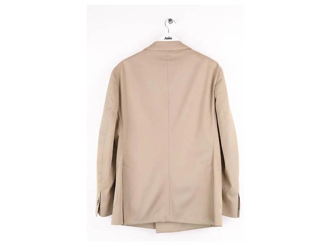 Autre Marque Giacca Boggi in cotone beige - vista 3