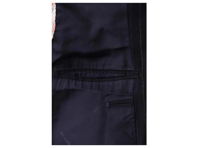 Hermès Navy Blue Wool Jacket - view 6