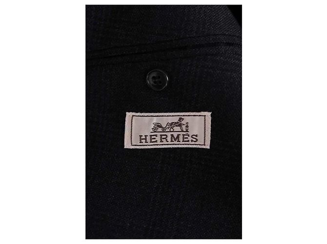 Hermès wool jacket anthracite Dark grey - view 5