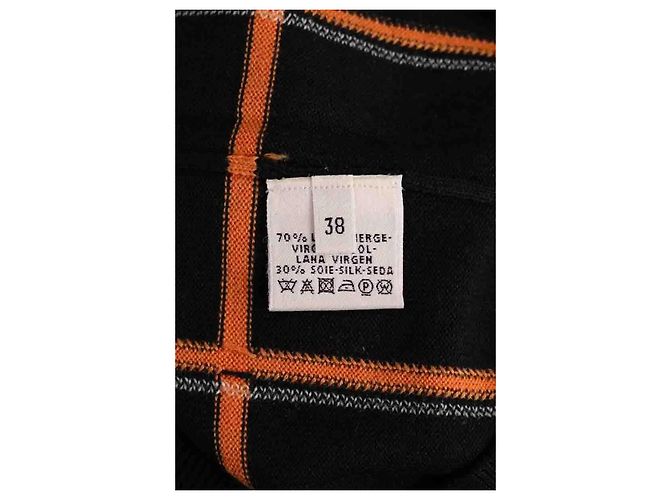 Camisola Hermès de lã preta Preto - vista 6