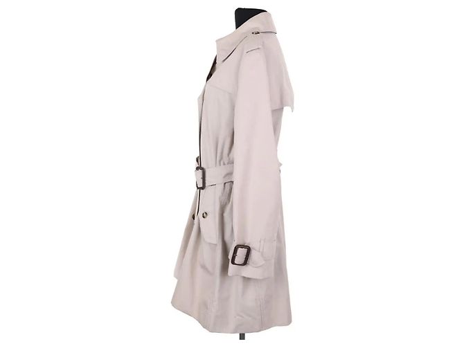 Gabardina Burberry beige de algodón - vista 3
