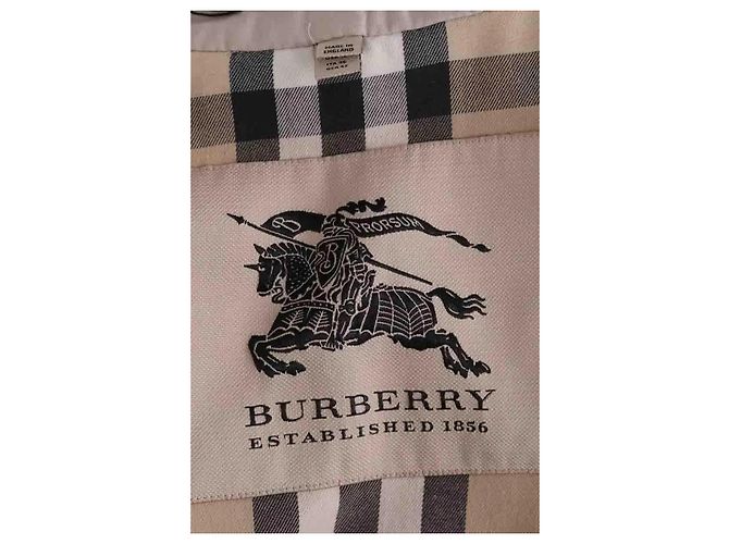 Gabardina Burberry beige de algodón - vista 5