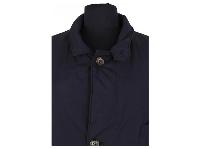 Loro Piana Blauer Mantel - Ansicht 2