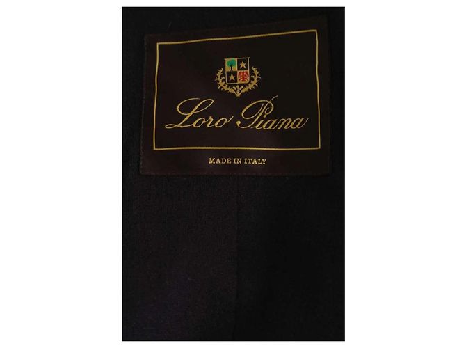 Loro Piana Blauer Mantel - Ansicht 5