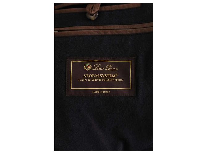 Loro Piana Blauer Mantel - Ansicht 6