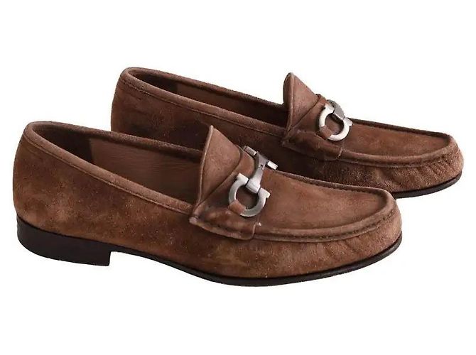 Salvatore Ferragamo Mocassini marroni Marrone - vista 3