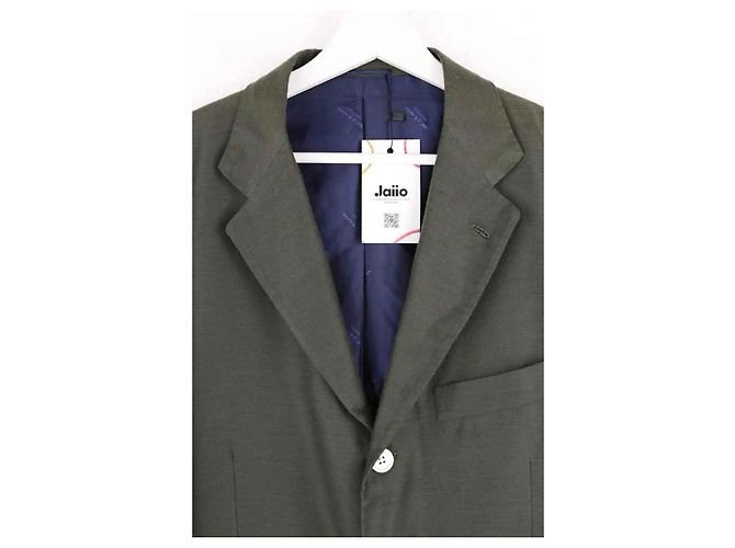 Kiton Anzug aus Baumwolle Khaki - Ansicht 2