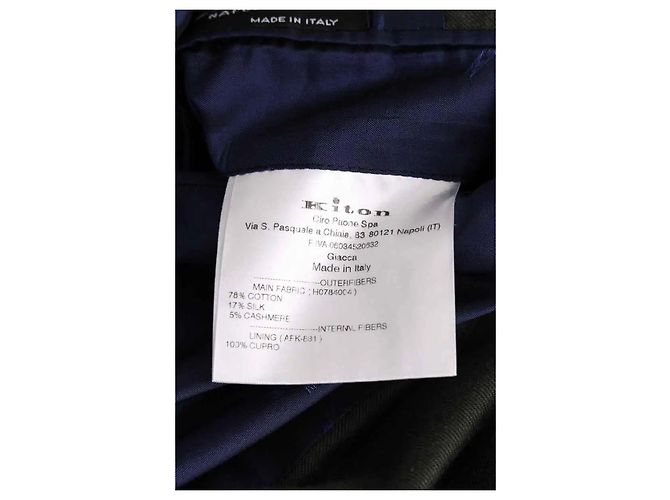 Kiton Anzug aus Baumwolle Khaki - Ansicht 6