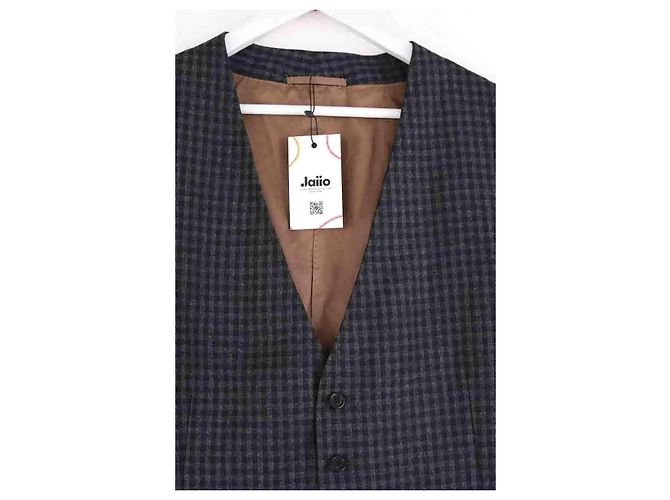 Completo Berluti in lana antracite Grigio antracite - vista 2