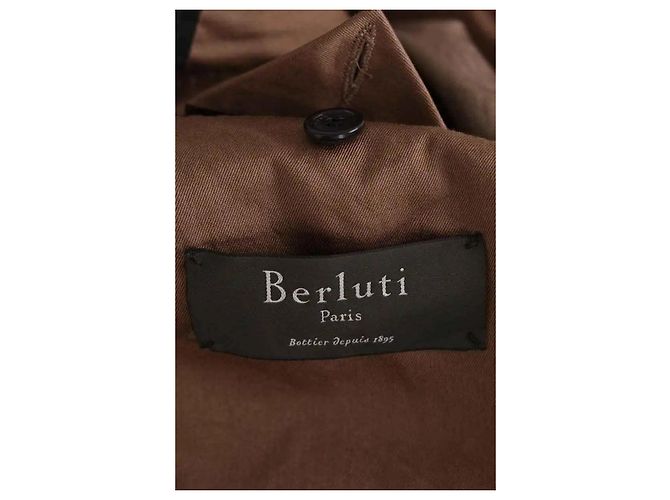 Completo Berluti in lana antracite Grigio antracite - vista 6