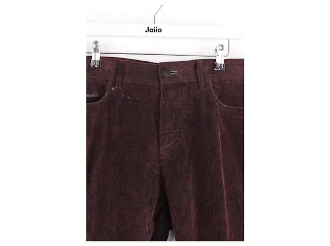 Berluti Gerade Hose in Bordeauxrot - Ansicht 2